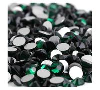 Rhinestones,crystal rhinestones, Hotfix Rhinestones Bedazzling Gems 3D Nail Art Crystal Non HotFix Decorations(Emeald,Mix Sizes 5gram)