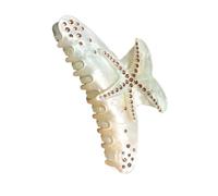 Rhinestones Decorated Starfishes Hair Grip Acrylic Clip Decoration for Long Wedding Party Accessory Clip for Updos
