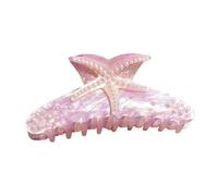 Rhinestones Decorated Starfishes Hair Grip Acrylic Clip Decoration for Long Wedding Party Accessory Clip for Updos