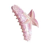 Rhinestones Decorated Starfishes Hair Grip Acrylic Clip Decoration for Long Wedding Party Accessory Large Hair for Long Hair