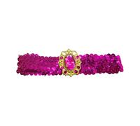Rhinestones Elastic Hair Bands Shimmering Sequins Headbands For Women Cosplay Accesories Adjustable Hair Decoration