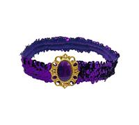 Rhinestones Elastic Hair Bands Shimmering Sequins Headbands For Women Cosplay Accesories Adjustable Hair Decoration