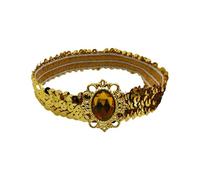 Rhinestones Elastic Hair Bands Shimmering Sequins Headbands For Women Cosplay Accesories Adjustable Hair Decoration