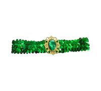 Rhinestones Elastic Hair Bands Shimmering Sequins Headbands For Women Cosplay Accesories Adjustable Hair Decoration