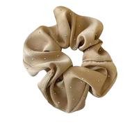 Rhinestones Embellished Elastic Hair Bands Sparkling Soft Fabric Scrunchies For Women Daily Use And Special