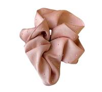 Rhinestones Embellished Elastic Hair Bands Sparkling Soft Fabric Scrunchies For Women Daily Use And Special Event Comfortable Cloth Hair Scrunchies