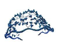 Rhinestones Hair Hoop Headpiece For Party Birthday Hairbands Stage Headwear Photo Props Bridal Jewelry Comfortable Wedding Headband
