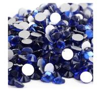 Rhinestones Hotfix Rhinestones Bedazzling Gems 3D Nail Art Rhinestones Crystal Non HotFix Nail Art Decorations(Sapphire,SS30-288pcs)