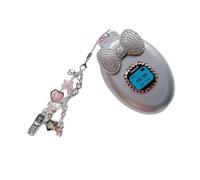 Rhinestones Makeup Lens Bag Hanging Ornament Texture Suitable for Vintage Fashion Enthusiasts Present Cosmetic