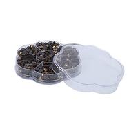 Rhinestones Pure Bright Clear Glass Nail Stones DIY Crafts Clothes Bag Decoration 1000 Pcs Box (JM201 Crystal Yellow)