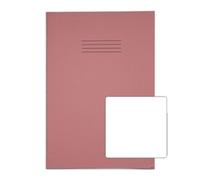 Rhino 13 x 9 A4+ Oversized Exercise Book 40 Page Plain Light Blue (Pac