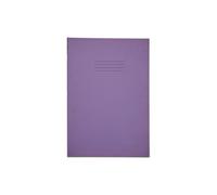 Rhino 13 x 9 A4+ Oversized Exercise Book 40 Page Feint Ruled 12mm Purple (Pack 100) - VDU024-230-6