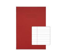 Rhino 13 x 9 Oversized Exercise Book 48 Page Red F8M (Pack of 50)