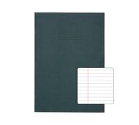 RHINO 13 x 9 Oversized Exercise Book 80 Page Dark Green F8M (Pack of 50)