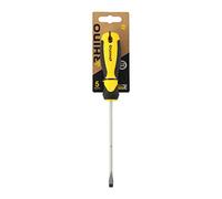 Rhino 15012 Tournevis plat 5 x 125mm Slotted Screwdriver 5 x 125 mm-Blade S2 Steel-Ergonomic Handle-Magnetic Bit-Professional Use- -Multiple Sizes Available, Nc