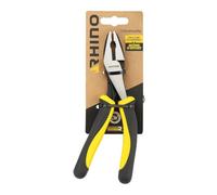 RHINO - 180 mm Universal Pliers with Angled Handle - Made of Steel (Chrome Vanadium) - Cutting & Greenhouse - Ergonomic 25° Angled Handle for Easy gripping