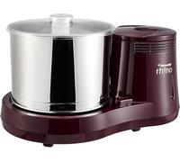 Rhino 2-Litre Table Top Wet Grinder (Cherry) -Wet Grinder - Rice Grinder - Dhall Grinder - Grains Grinder - Curry Paste - Curry Masala - Spice Masala - Idly Dosa Batter Grinder