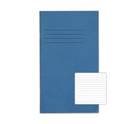 Rhino 200 x 120-mm Exercise Books, 80-Page / 6mm Lined Paper Notebook, 100-Pack, Writing Book, Office & School Stationery Supplies, Light Blue