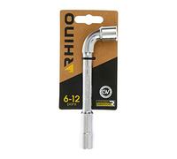 RHINO 2872 Tubular Socket Wrench Diameter 12 mm - 6/12 Sided Drive - Made in Steel (Chrome Vanadium) - Various Sizes Available, NC