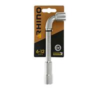 RHINO 2892 Tubular Socket Wrench Diameter 14 mm - 6/12 Sided Drive - Made in Steel (Chrome Vanadium) - Various Sizes Available, NC