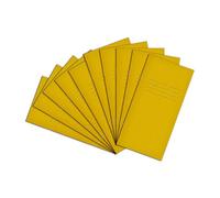 Rhino 8 x 4 Exercise Books, 32 Page / 8mm Lined Paper Notebook, 10 Pack, Writing Book, Office & School Stationery Supplies, Yellow