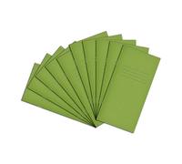 Rhino 8 x 4 Exercise Books, 32-Page/Blank Paper Notebook, 10-Pack, Writing Book, Office & School Stationery Supplies, Light Green