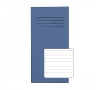 Rhino 8 x 4 Vocabulary Notebook 32 Page, Light Blue, 8mm Rules Pages (Pack 100)