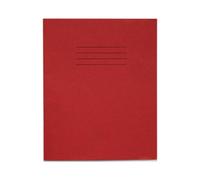 RHINO 8 x 6.5 Exercise Book 32 Page Red F12 (Pack of 10)