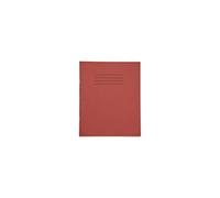 Rhino 8 x 6.5 Exercise Books, 48-Page / 8mm Lined Paper Notebook, 10-Pack, Writing Book, Office & School Stationery Supplies, Red