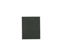 Rhino 8 x 6.5 Exercise Books, 48 Page / 8mm Lined with Blank Alternate Pages Notebook, 10 Pack, Writing Book, Office & School Stationery Supplies, Dark Green
