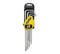 Rhino 9 Piece Set with 9 Bore Keys - Diameter T10 to T50 - Manufactured from Steel (Chrome Vanadium) - High Quality