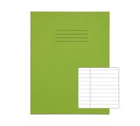 RHINO 9 x 7 Exercise Book 80 Page Light Green F8M (Pack of 100)