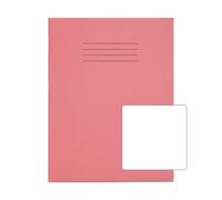 RHINO 9 x 7 Exercise Book 80 Page Pink B (Pack of 100)