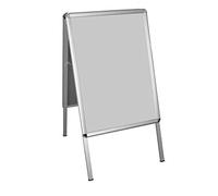Rhino - A1 Aluminium Outdoor Pavement A-board Display with Snap Frame - Silver