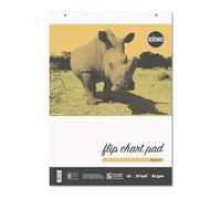 Rhino Educational Flip Chart Pad DLS20/B A1 30-Leaf 20mm Dotted 80gsm PEFC Pack of 5
