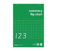 Rhino A1 Flip Chart Paper Pad, 60-Page / 50mm Squared Paper with Plain Reverse, 5-Pack, 30-Leaf, Office & School Stationery Supplies