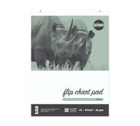 RHINO A1 Flip Chart Paper Pad, 80 Page / Blank Paper Pad, 1 Pack, 40 Leaf, Office & School Stationery Supplies