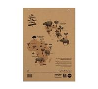 Rhino A1 Recycled Flipchart Pad 40 Leaf 20mm Squared With Plain Revers