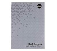 Rhino Bookkeeping Book BKA-2 – A4 Analysis Ruling, 7-Column, 32 Pages – 1-Pack