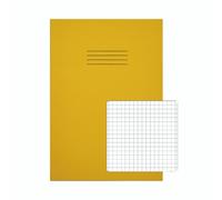 Rhino A4 Ex Book 5MM Sq Yellow PK50