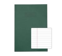 RHINO A4 Exercise Book 48 page Dark Green F8M Carton of 100 Books