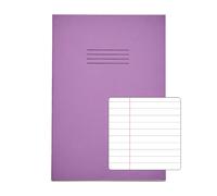 Rhino A4 Exercise Book 48 page Purple F8M (Pack of 100)