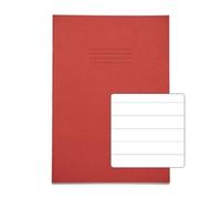 RHINO A4 Exercise Book 48 page Red F15 Carton of 100 Books