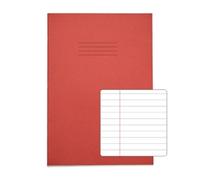 RHINO A4 Exercise Book 48 page Red F8M Carton of 100 Books