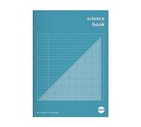 Rhino A4 Exercise Book, 64-Page / 8mm Lined with Margin & 10mm Graph Ruling Reverse Paper Notebook, 1-Pack, Office & School Stationery Supplies, Green