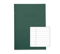 RHINO A4 Exercise Book 64 Page Dark Green F8M (Pack of 50)