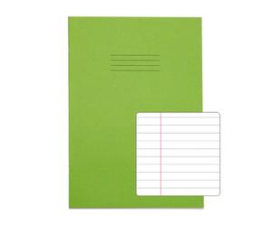 RHINO A4 Exercise Book 64 Page Light Green F8M (Pack of 10)