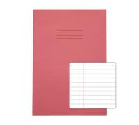 RHINO A4 Exercise Book 64 Page Pink F8M Carton of 50 Books