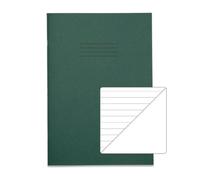 Rhino A4 Exercise Book 80 Page Dark Green F8/B (Pack of 50)