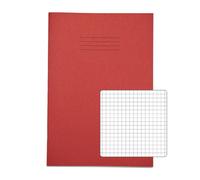 RHINO A4 Exercise Book 80 Page Red S5 (Pack of 10)